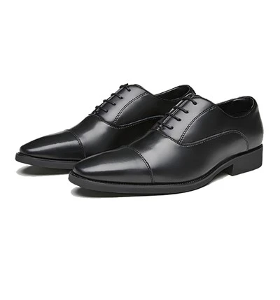 Scarpe casual in pelle da uomo con lacci da lavoro, formali, con cinturino in frassino